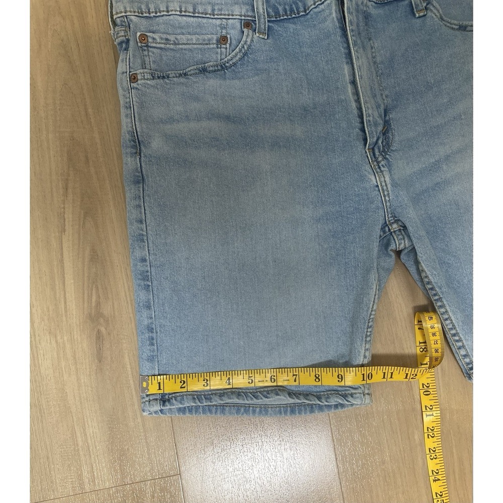 Levis 412 Mens Shorts Jorts Jeans Blue Size 40 - Picture 5 of 8